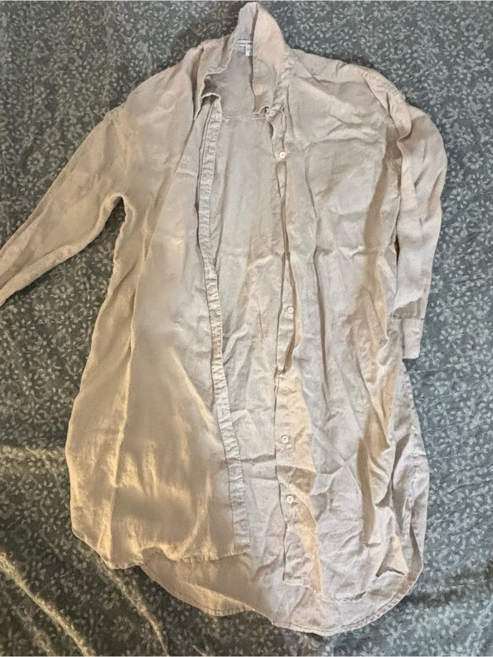 James Perse Long Sleeve Linen Tunic
